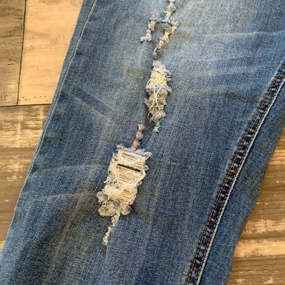 Women's Blue Denim Overalls - Picture 5 of 7